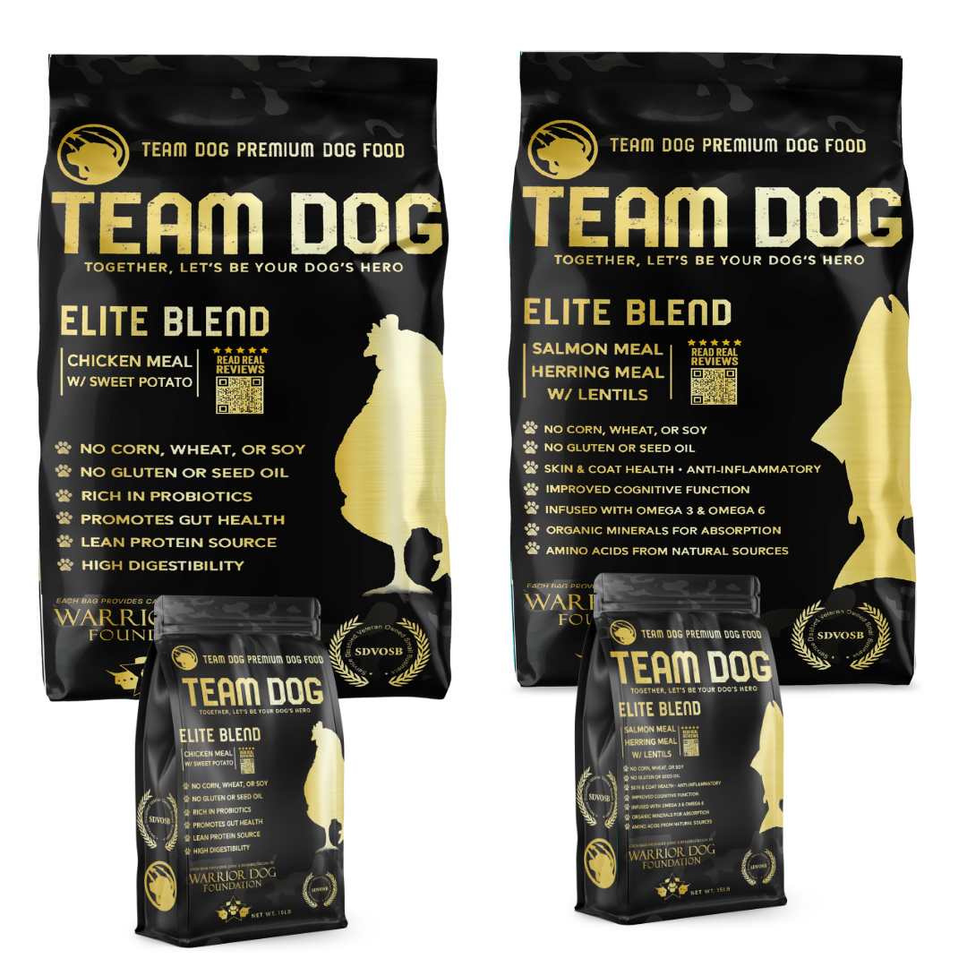 Team Dog Elite Blend Premium Dog Food Chicken Meal Sweet Potato 15 lbs