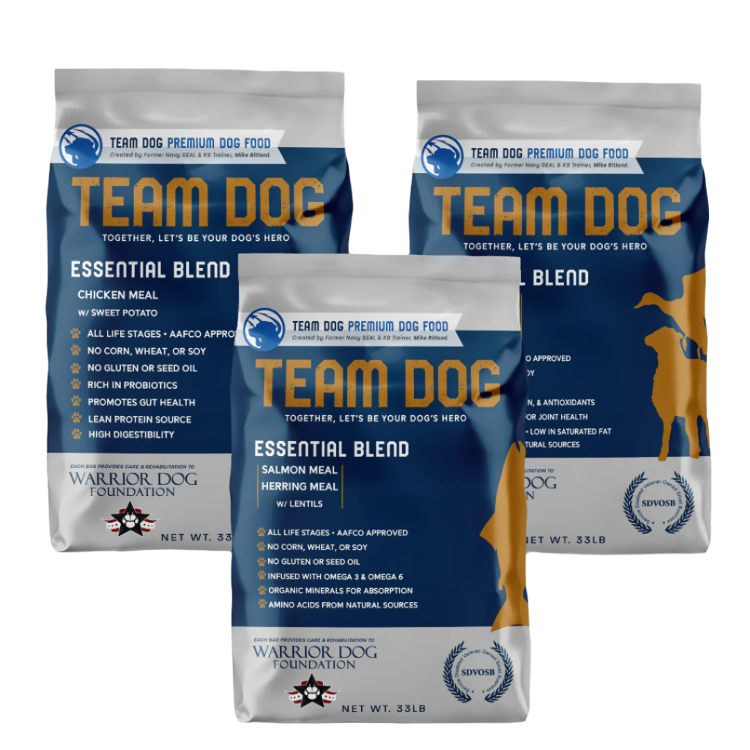 Essential Blend Premium Dog Food Team Dog