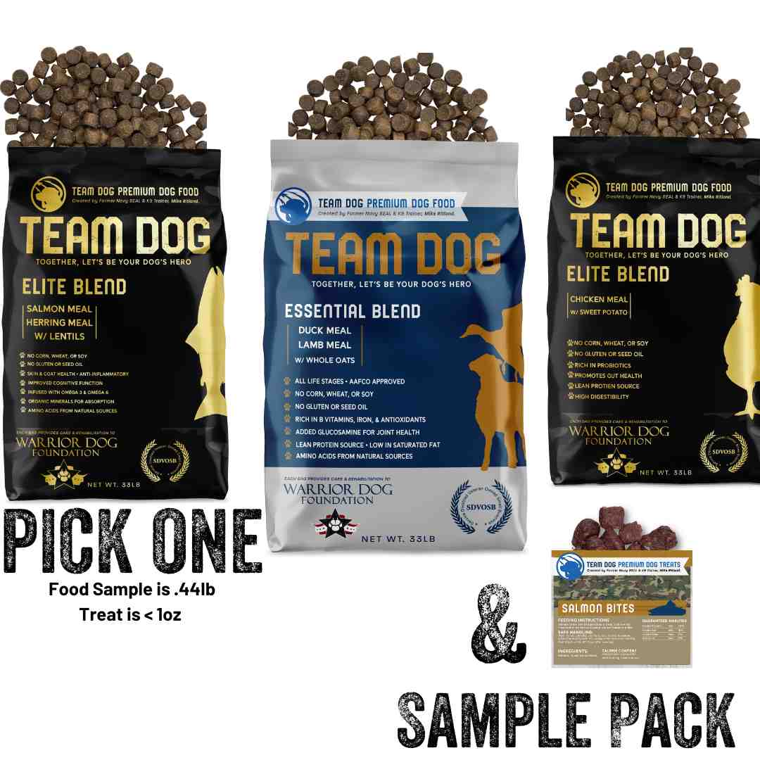 Team Dog Food Treats Sample Pack