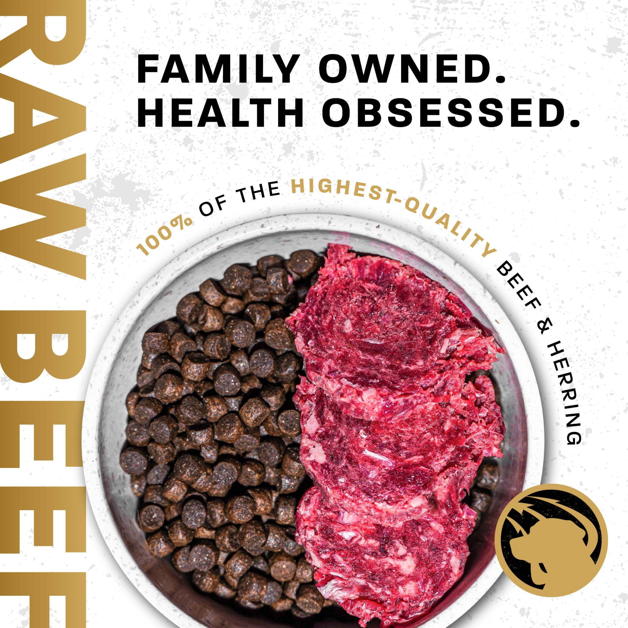 Raw Beef+Herring+Tripe Dog Food
