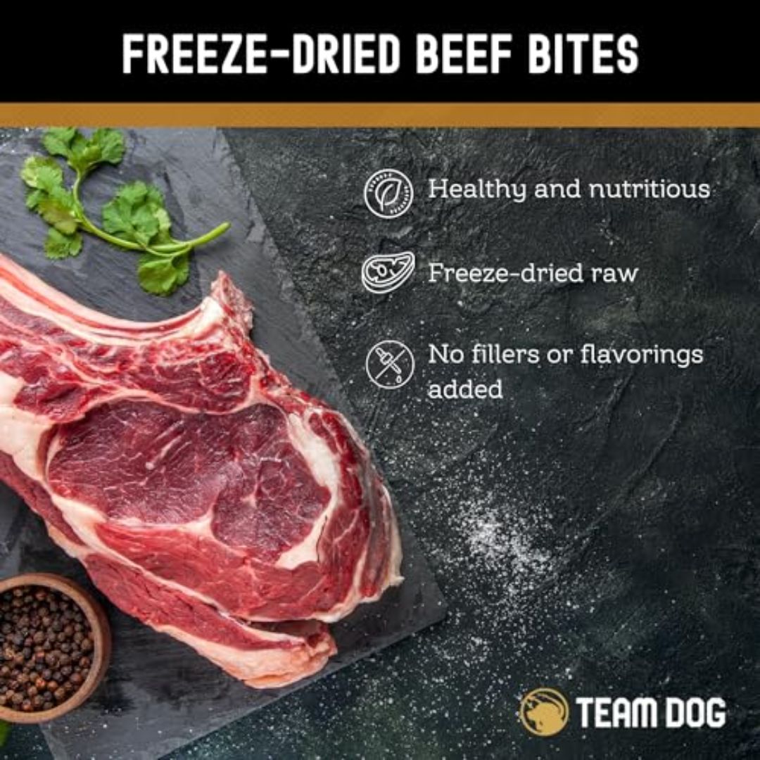 Beef Bites Dog Treats Freeze-Dried, 5.4 oz