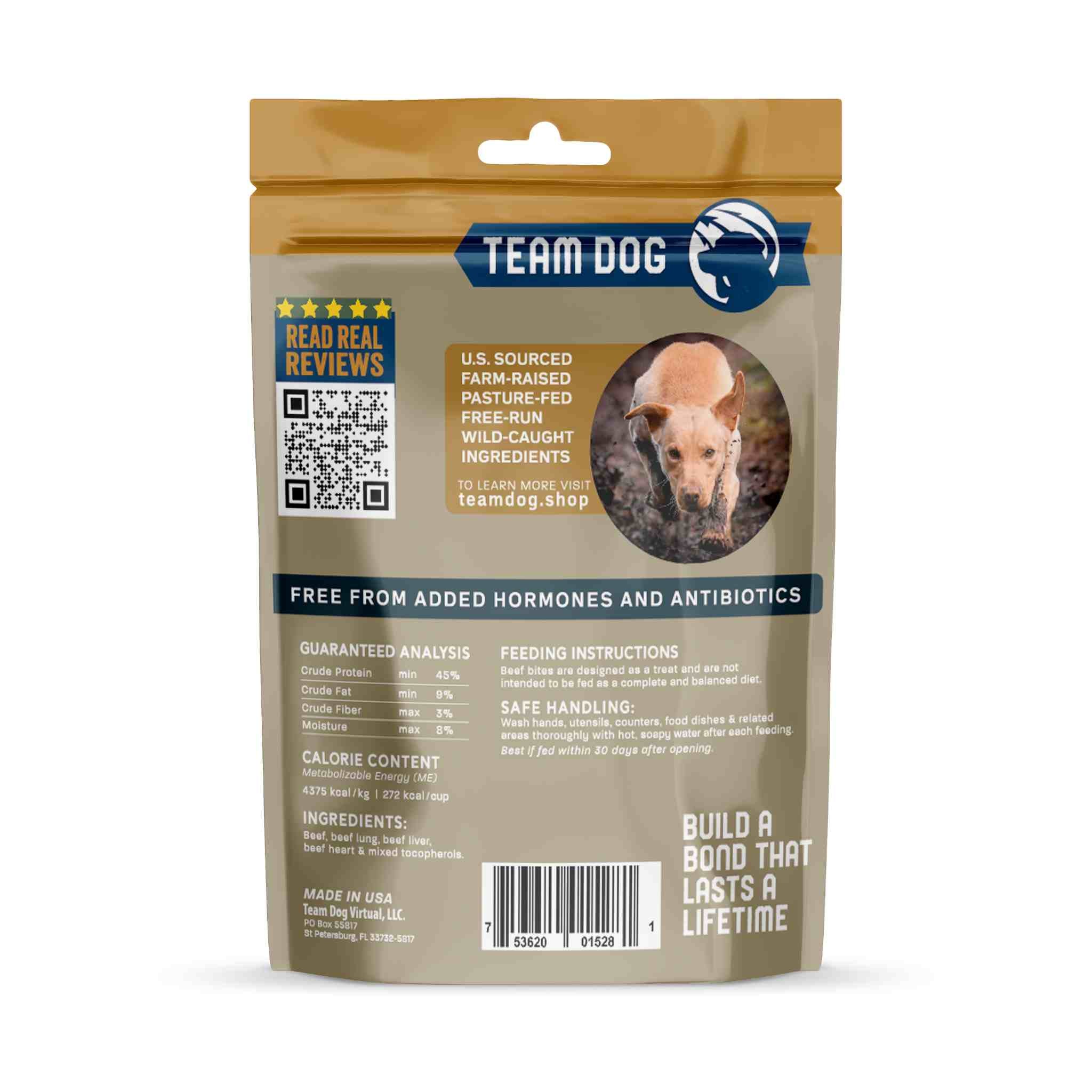 Beef Bites Dog Treats Freeze-Dried, 5.4 oz