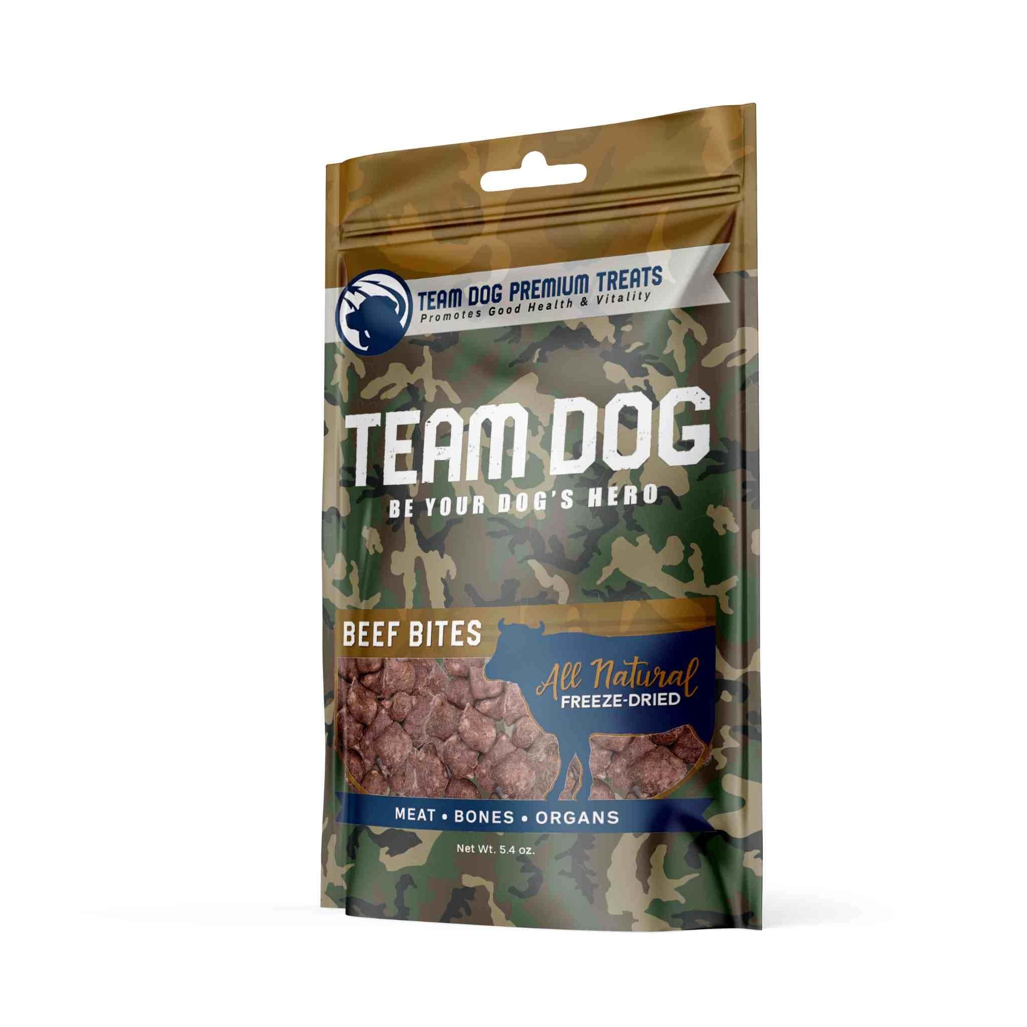 Beef Bites Dog Treats Freeze-Dried, 5.4 oz