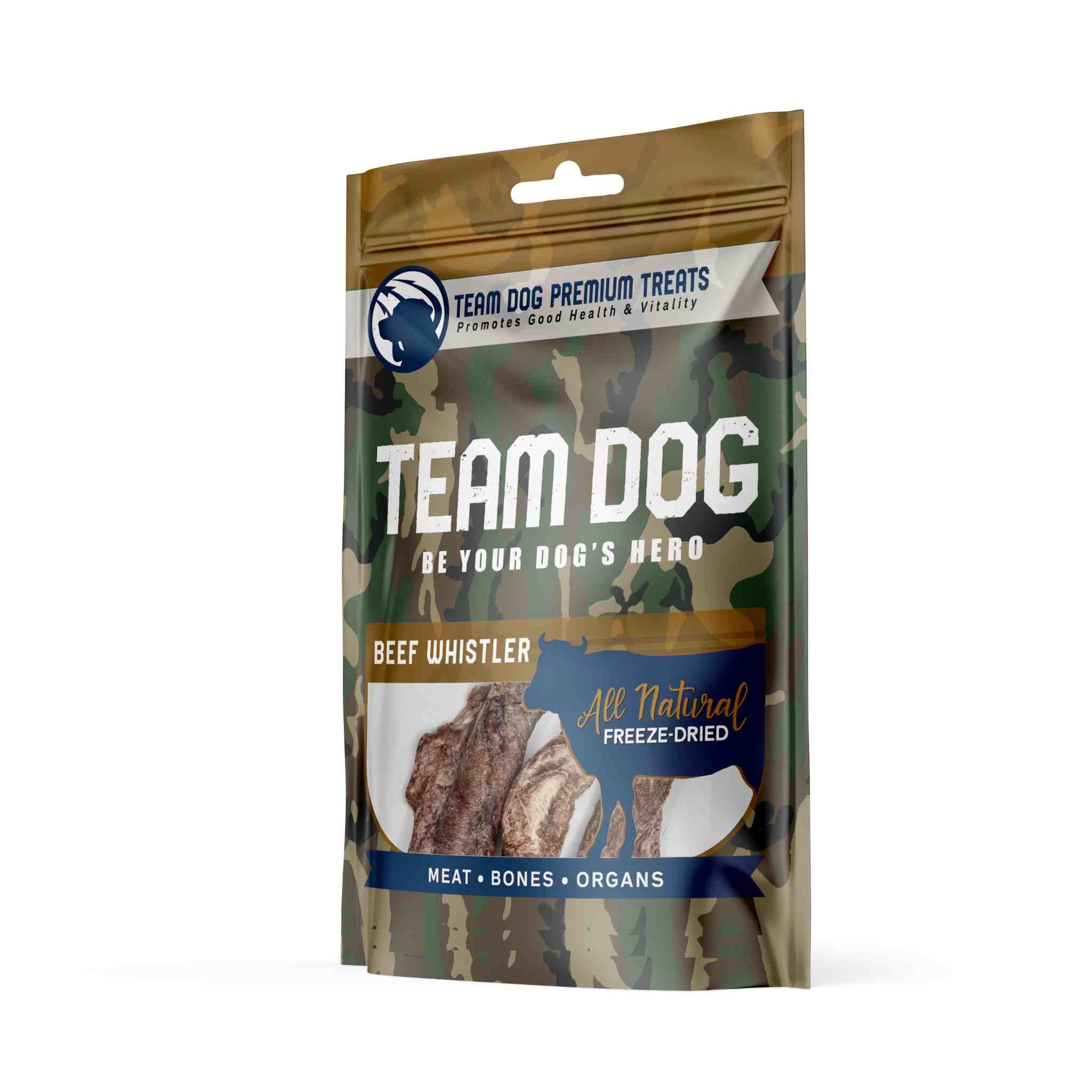 Beef Whistler Dog Chews Freeze-Dried, 3 per bag