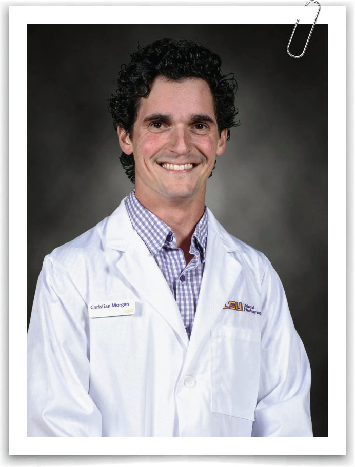 Christian Morgan, Doctor of Veterinary Medicine