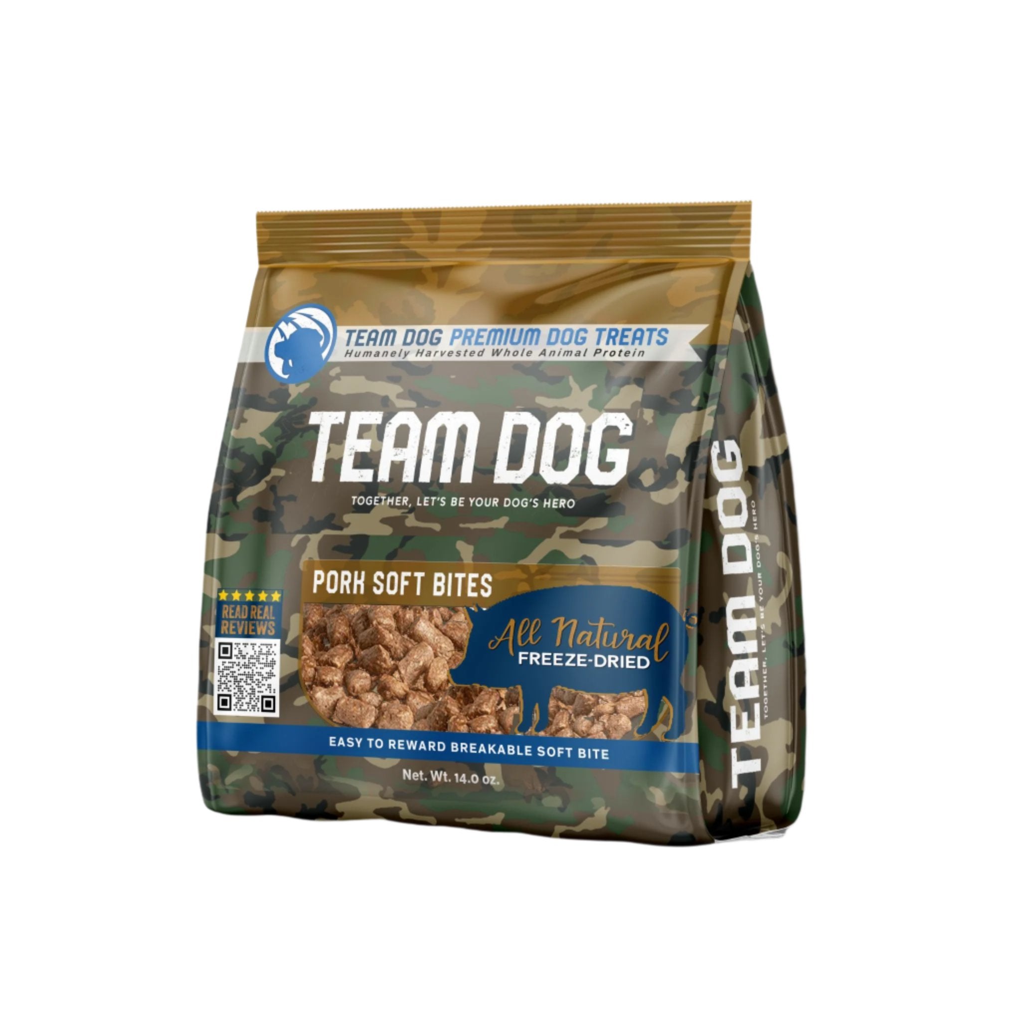 Team Dog Pork Soft Bites Dog Treats