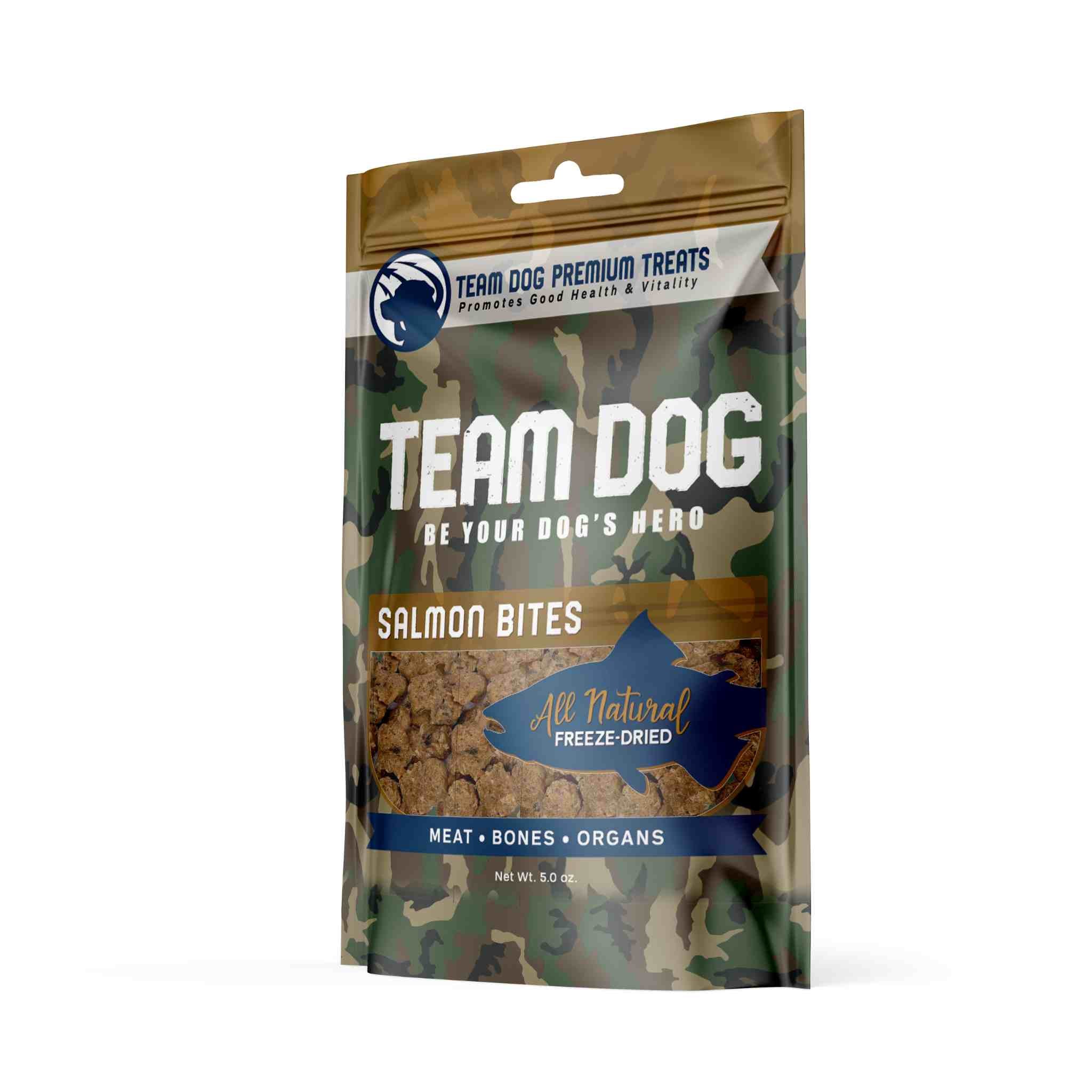 Salmon Bites Dog Treats Freeze-Dried, 5 oz