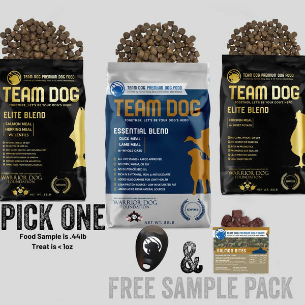 Try Team Dog Food, Treats, + Free Gift