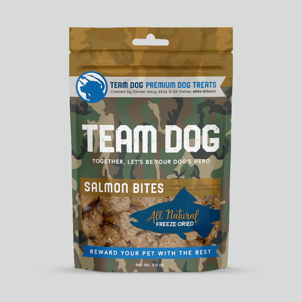 Salmon Bites Dog Treats Freeze-Dried, 5 oz