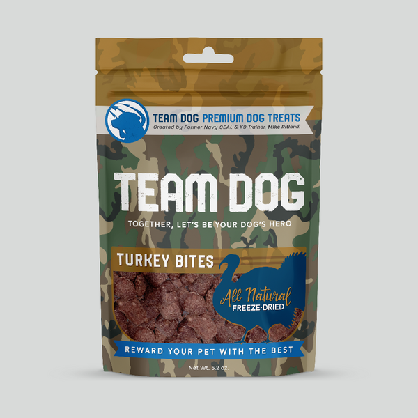 Turkey Bites Dog Treats Freeze-Dried, 5.2 oz