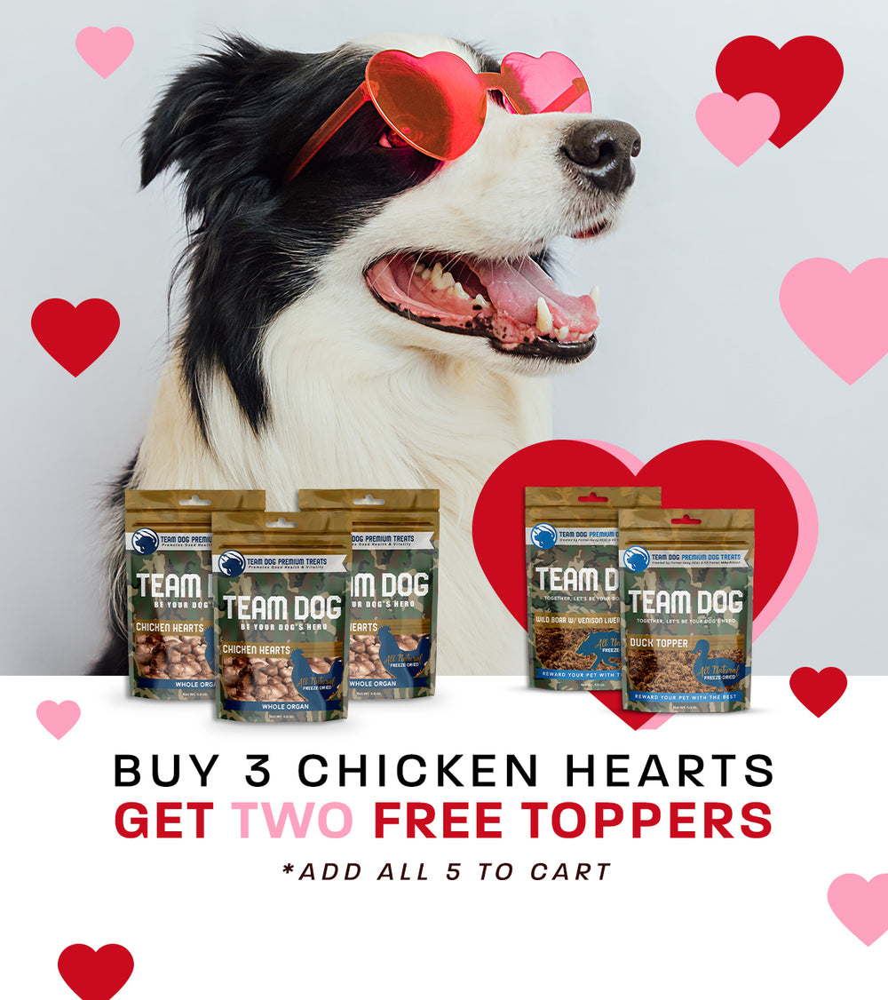 Valentine Bundle: Buy 3 Chicken Hearts + Get 2 Free Toppers
