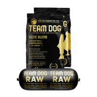 Team Dog Elite Blend Dry Food + Team Dog Raw Food Bundle