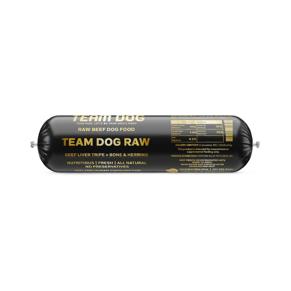 Team Dog Raw Beef Dog Food