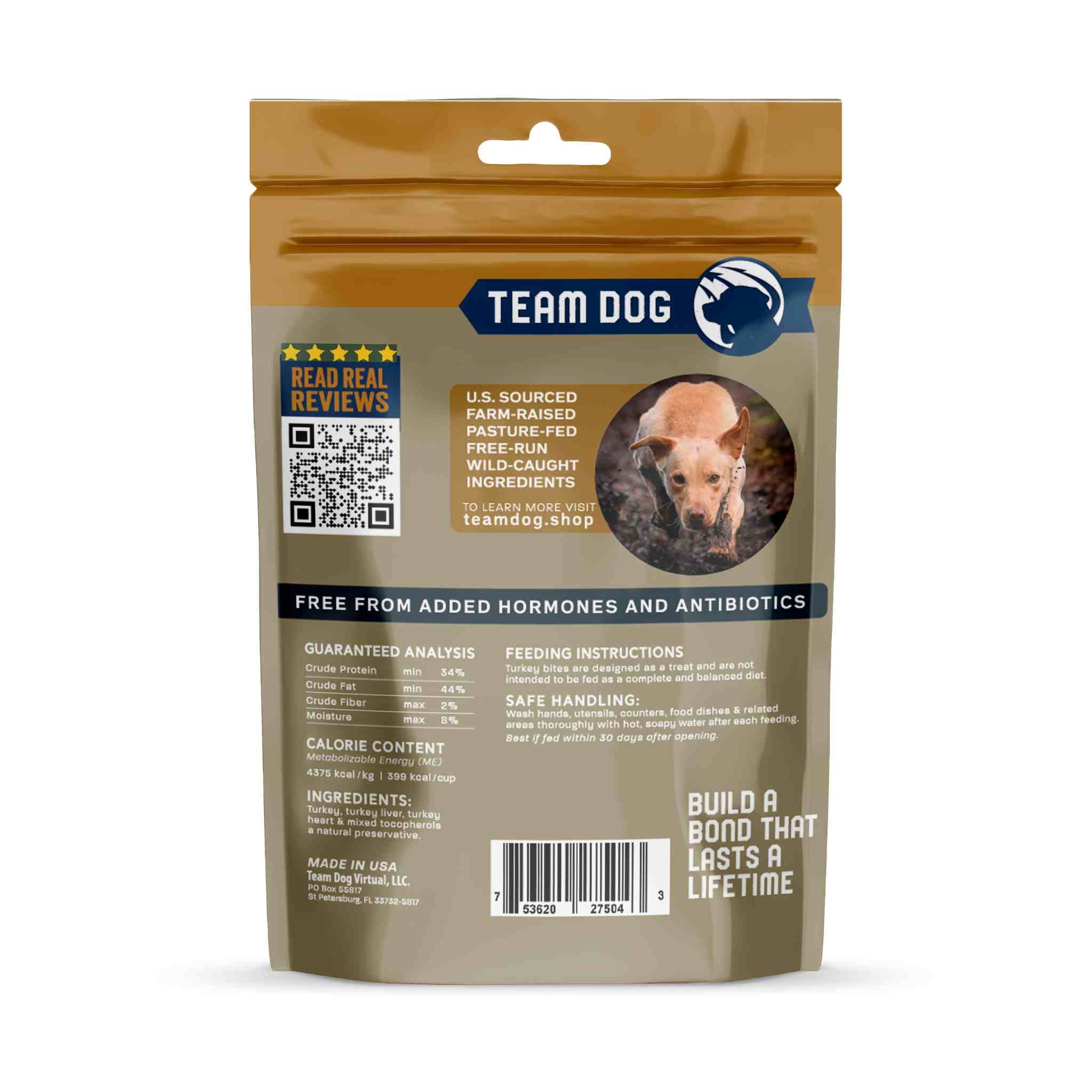 Turkey Bites Dog Treats Freeze-Dried, 5.2 oz