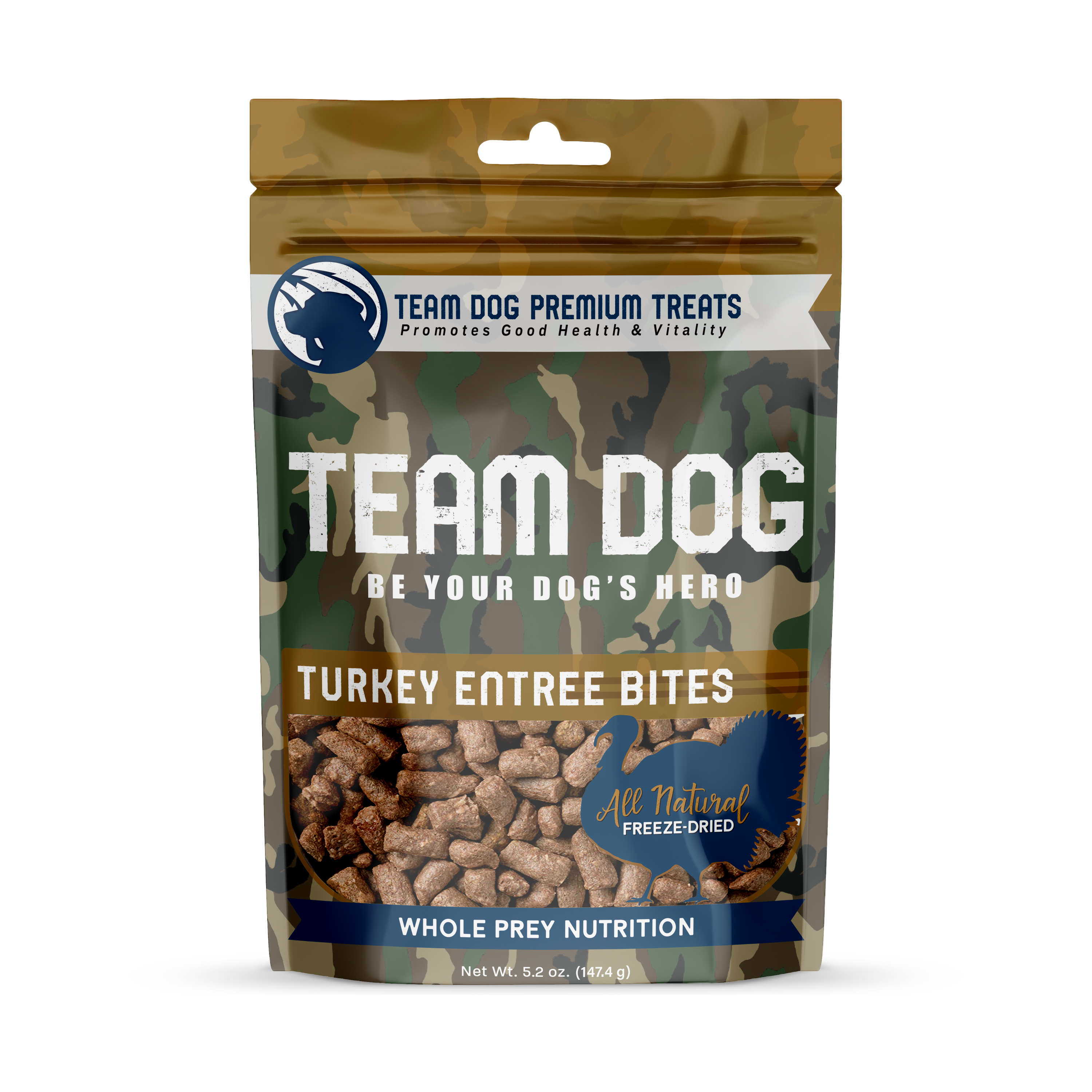Team Dog Turkey Bites Freeze-Dried Dog Treats
