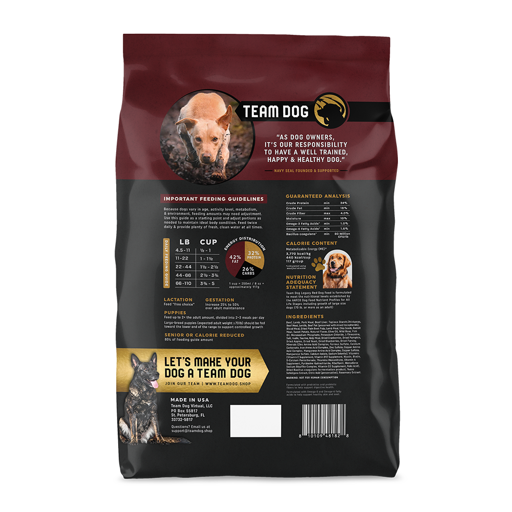 Legacy Blend Premium Dog Food