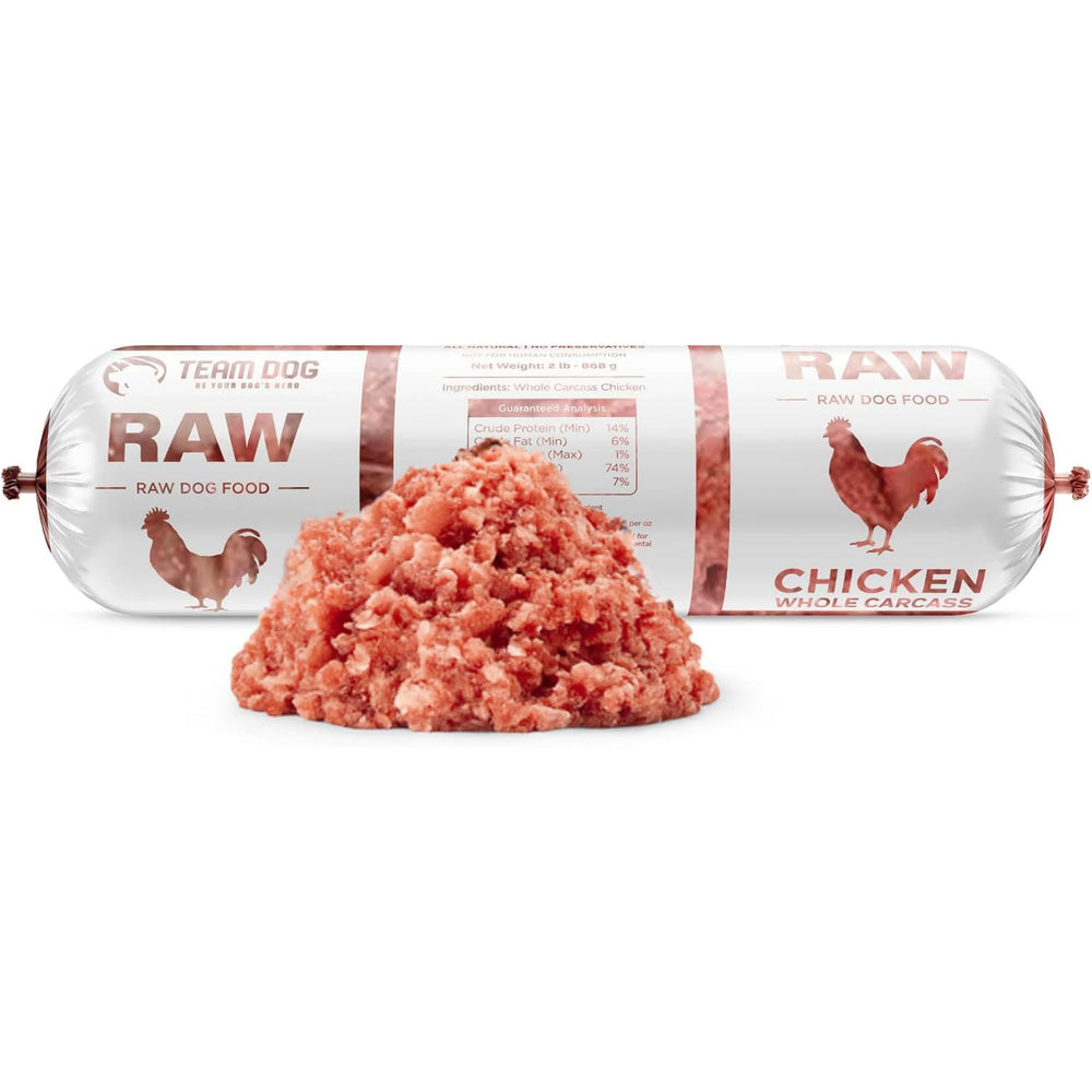 Best dog food. Team Dog Raw Chicken Whole Carcass Dog Food