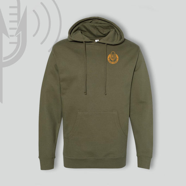 Mike Drop Traditional Pullover Hoodie - Olive